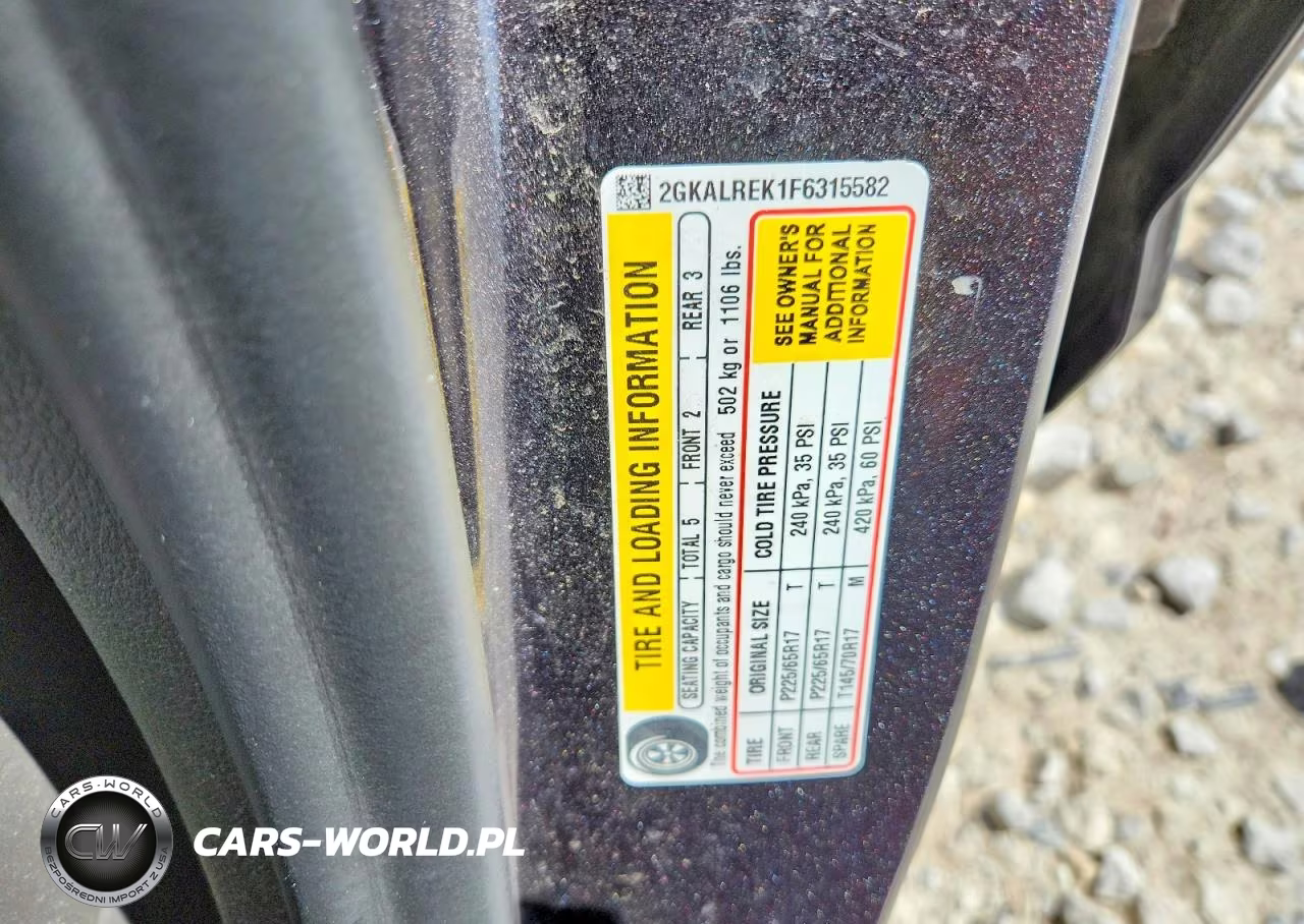 2015 GMC Terrain Sle VIN:2GKALREK1F6315582 - 13