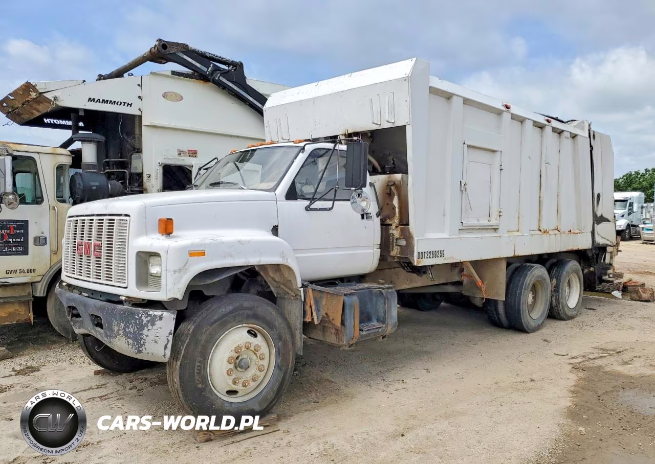 1992 GMC C7 Refuse Truck VIN:1GDT7H4J5NJ522744 - 2