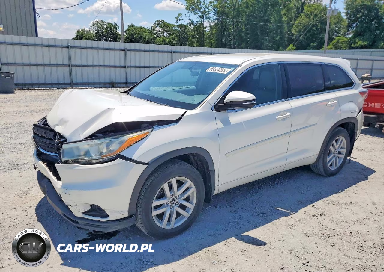 2016 Toyota Highlander Le – zdjęcie 1 z 13