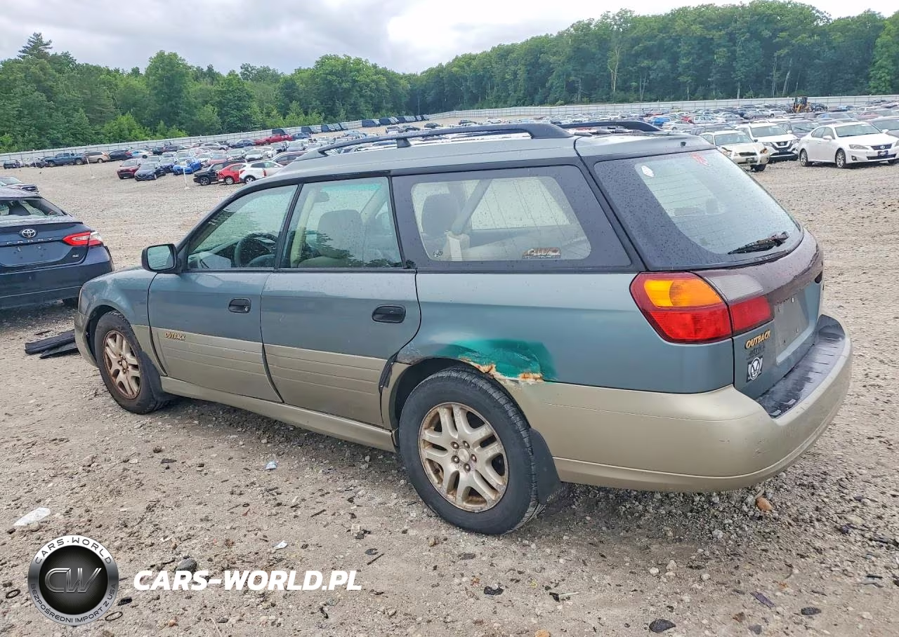 2002 Subaru Legacy Outback VIN:4S3BH665827652625 - 2