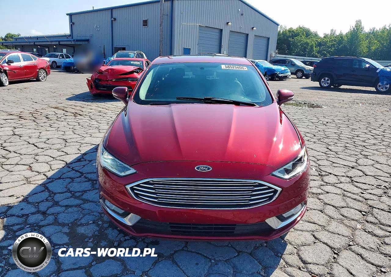 2017 Ford Fusion Se VIN:3FA6P0H97HR406187 - 5