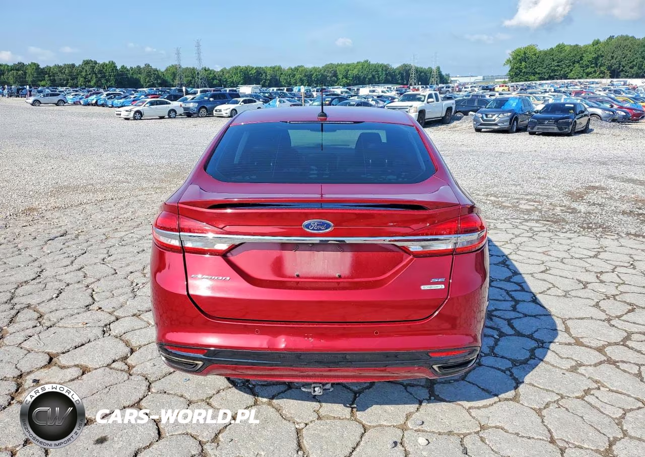 2017 Ford Fusion Se VIN:3FA6P0H97HR406187 - 6