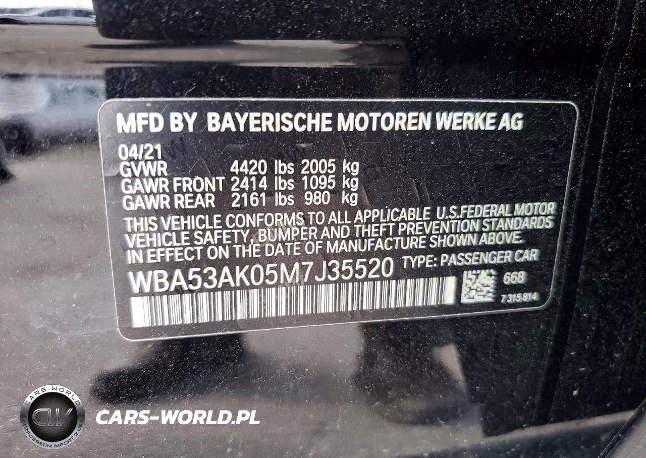 2021 BMW 228I VIN:WBA53AK05M7J35520 - 12