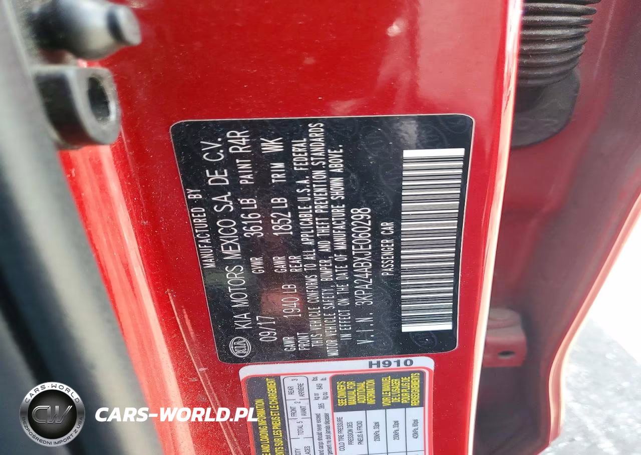 2018 Kia Rio S VIN:3KPA24ABXJE060298 - 12