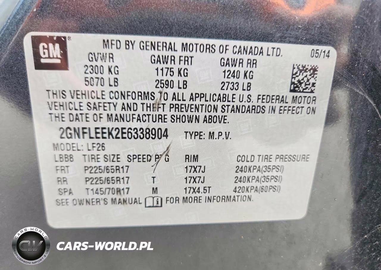 2014 Chevrolet Equinox Ls VIN:2GNFLEEK2E6338904 - 13