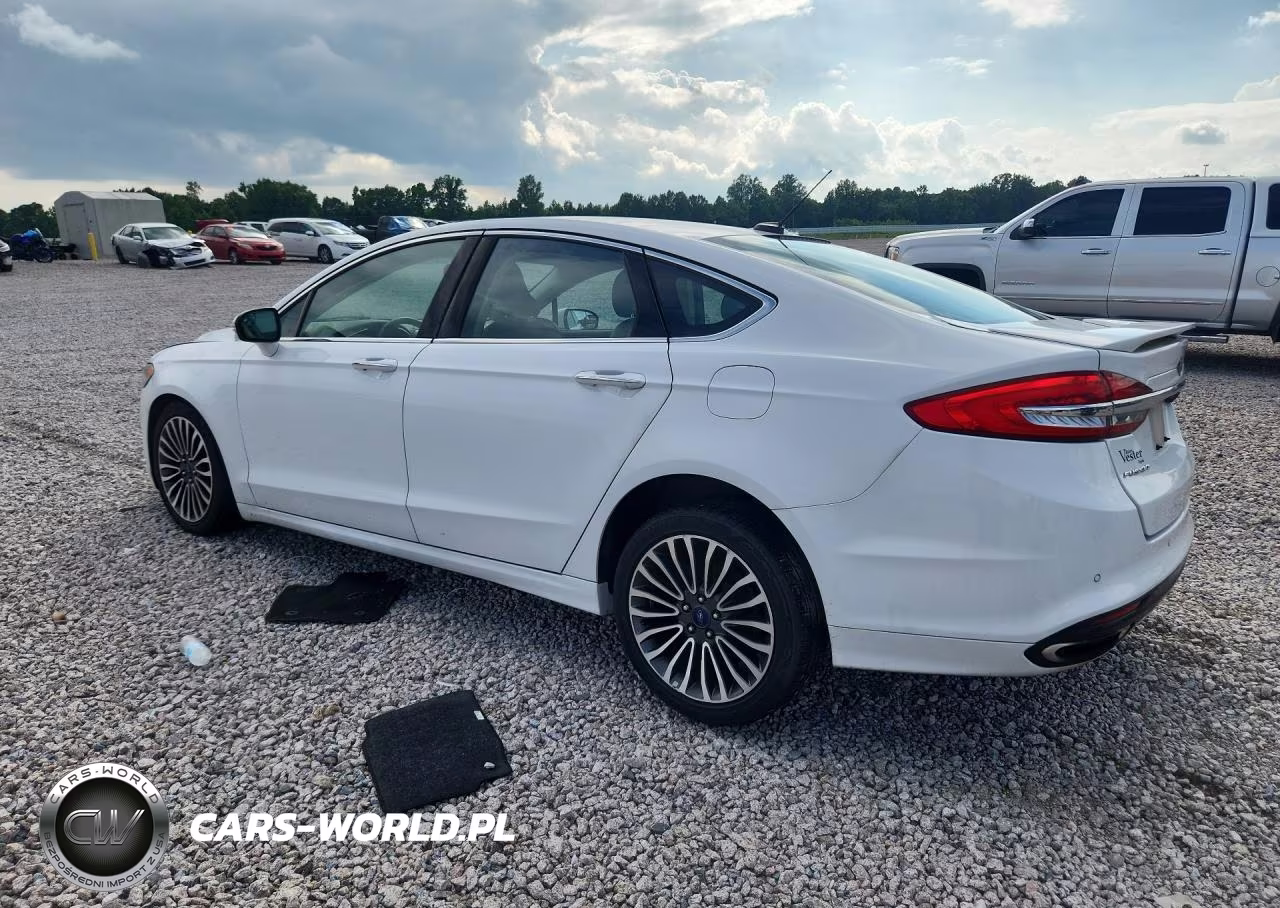 2017 Ford Fusion Titanium VIN:3FA6P0K90HR158910 - 2