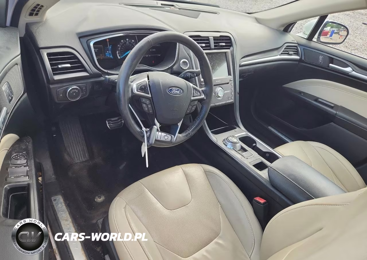 2017 Ford Fusion Titanium VIN:3FA6P0K90HR158910 - 8