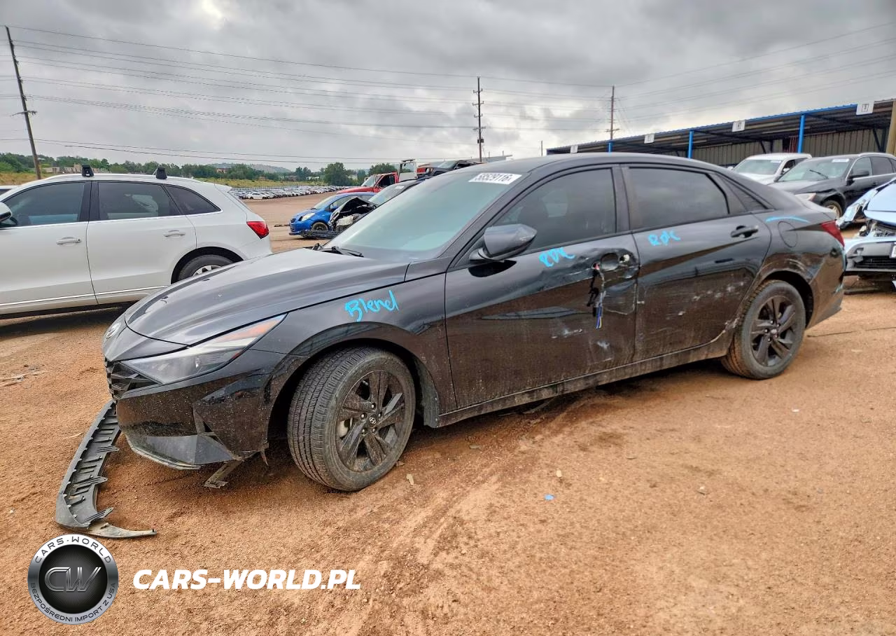 2021 Hyundai Elantra Sel VIN:KMHLM4AG5MU065800 - 1