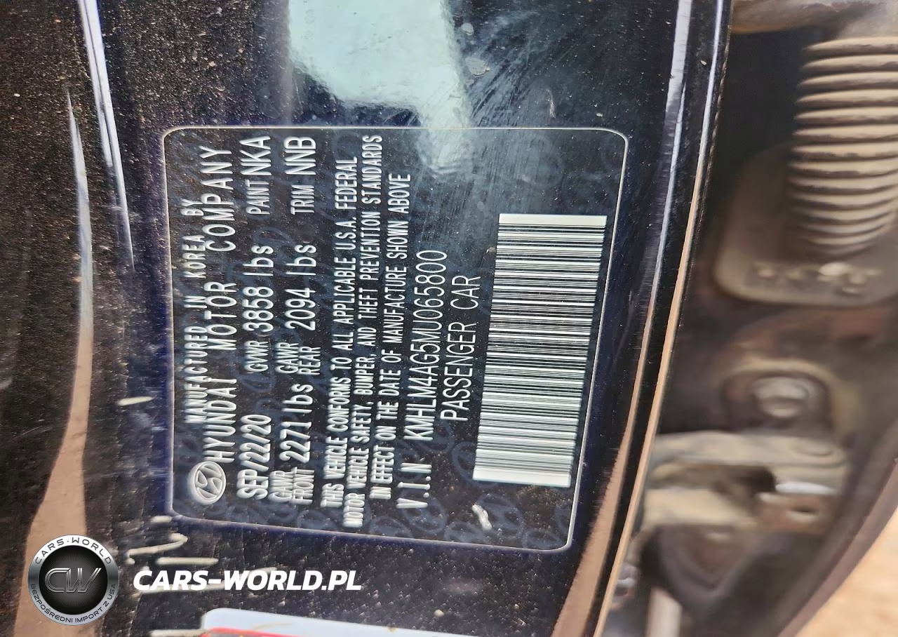 2021 Hyundai Elantra Sel VIN:KMHLM4AG5MU065800 - 12