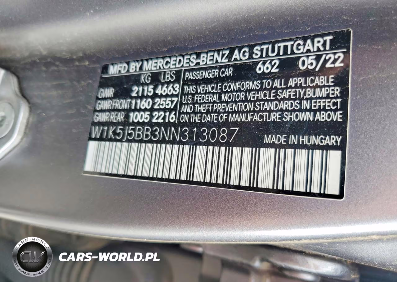 2022 Mercedes-Benz Cla Amg 35 4Matic VIN:W1K5J5BB3NN313087 - 12