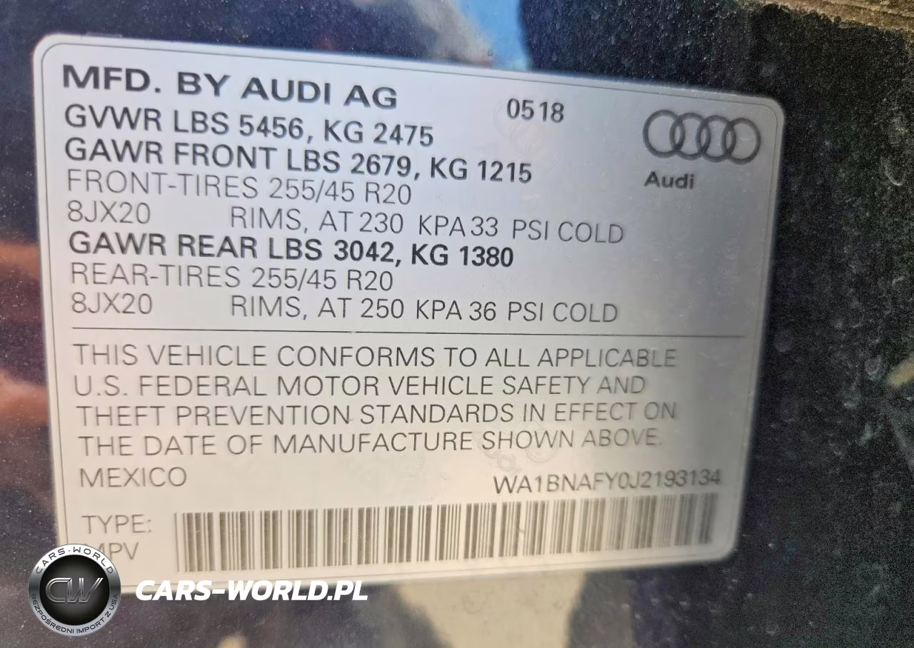 2018 Audi Q5 Premium Plus VIN:WA1BNAFY0J2193134 - 14