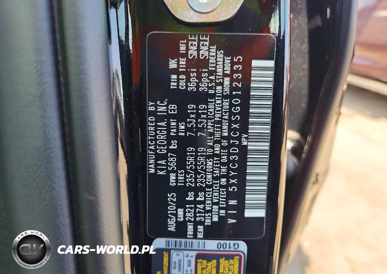 2025 Kia Ev6 Light Long Range VIN:5XYC3DJCXSG012335 - 12
