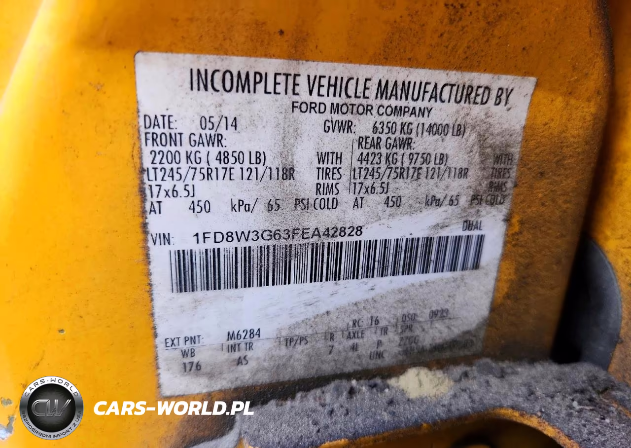 2015 Ford F350 Super Duty VIN:1FD8W3G63FEA42828 - 12
