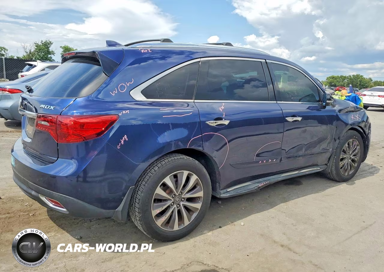 2015 Acura Mdx Technology VIN:5FRYD3H44FB006540 - 3
