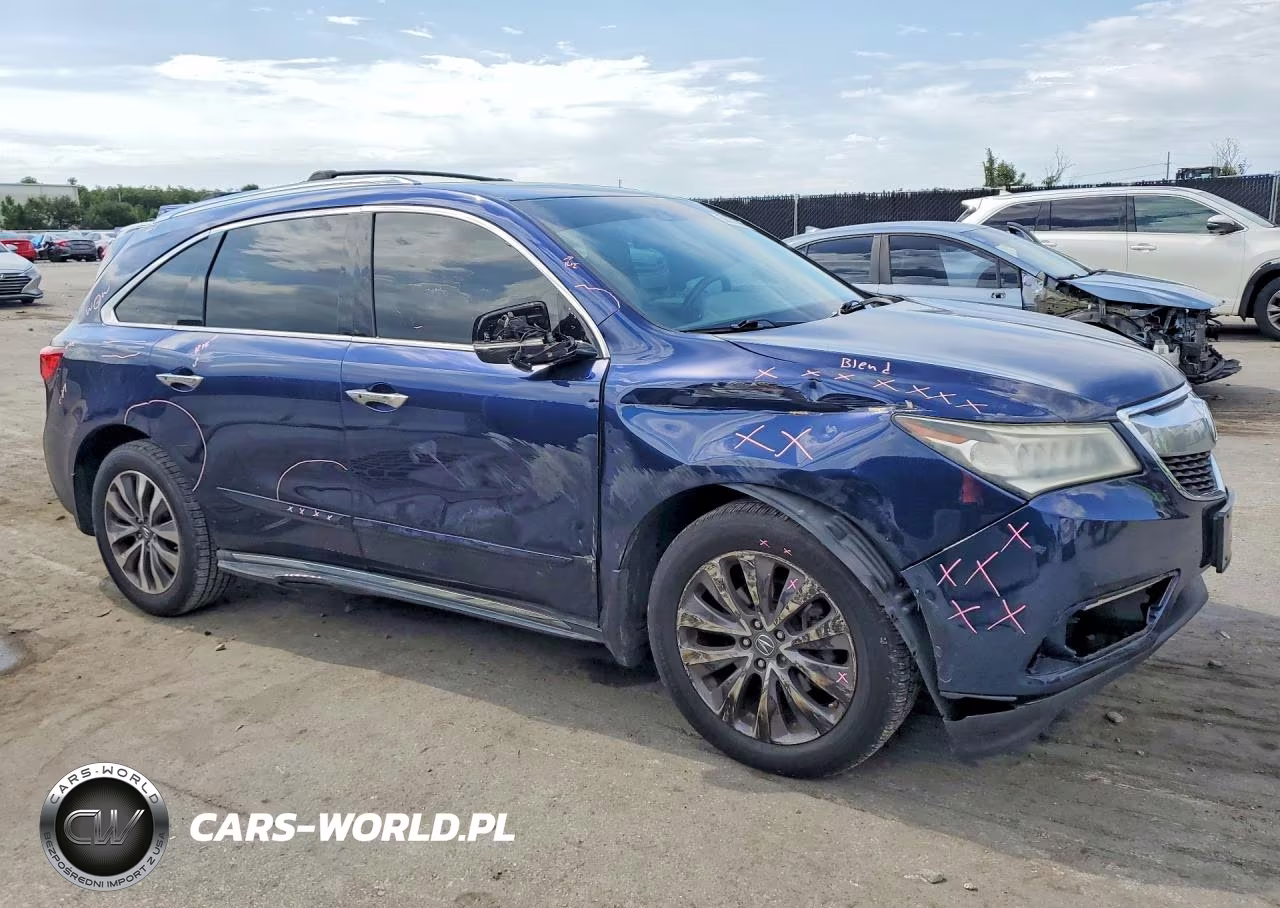 2015 Acura Mdx Technology VIN:5FRYD3H44FB006540 - 4