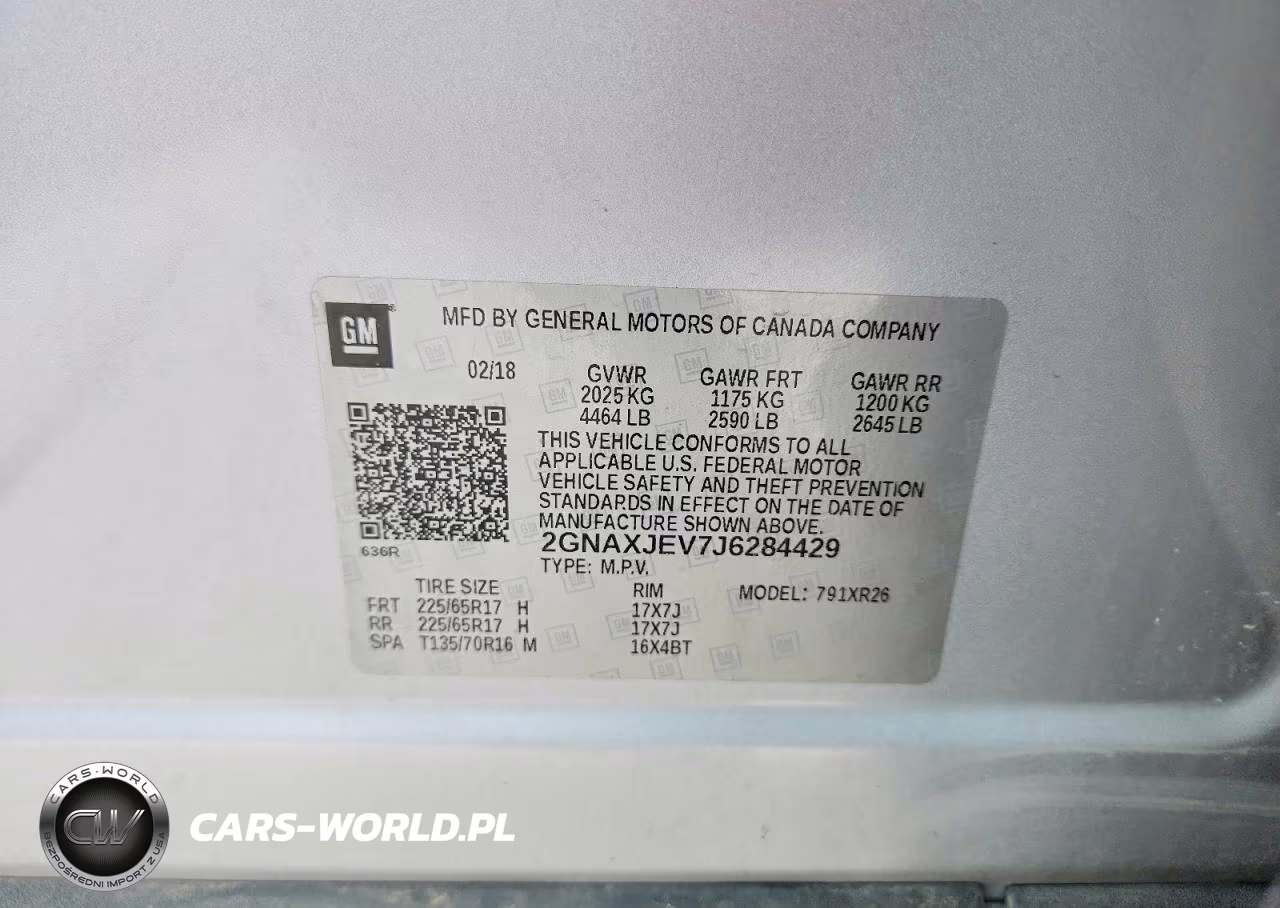 2018 Chevrolet Equinox Lt VIN:2GNAXJEV7J6284429 - 12