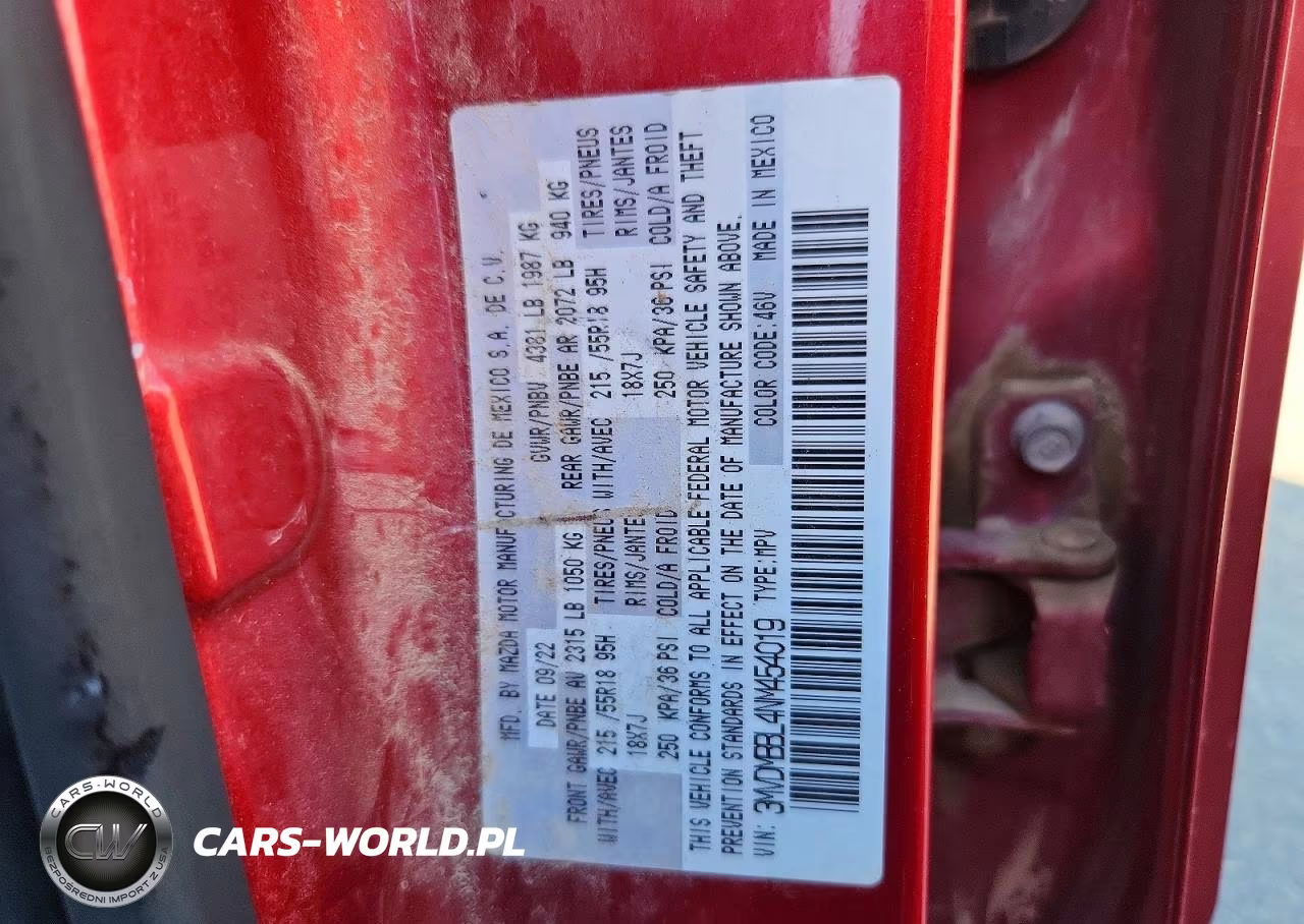 2022 Mazda Cx-30 Select VIN:3MVDMBBL4NM454019 - 13