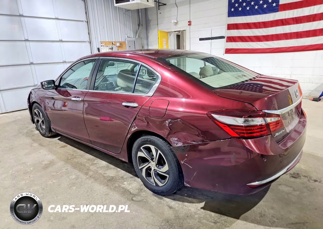 2016 Honda Accord Lx VIN:1HGCR2F31GA085288 - 2
