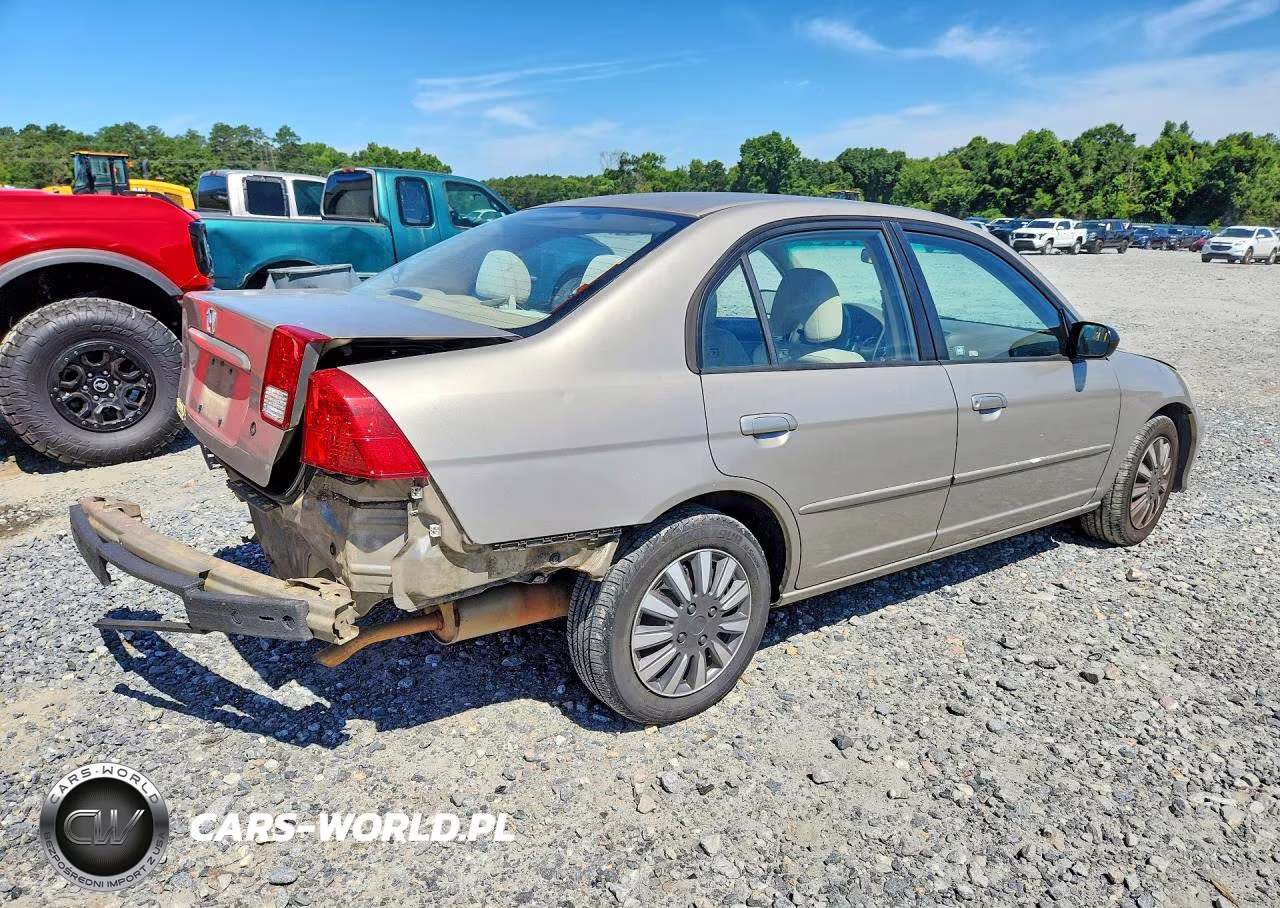 2004 Honda Civic Lx VIN:2HGES16504H536393 - 3