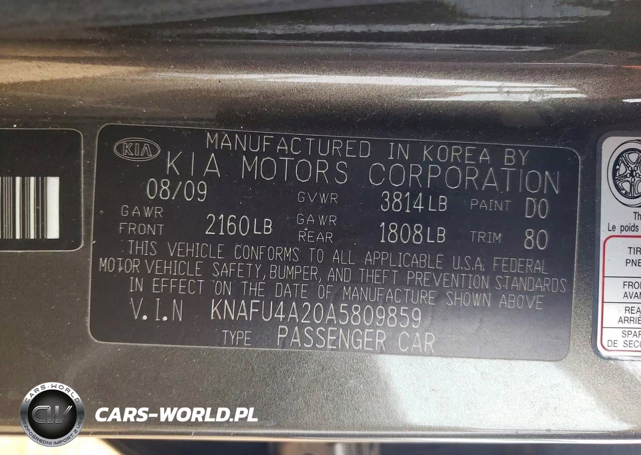2010 Kia Forte Ex VIN:KNAFU4A20A5809859 - 13