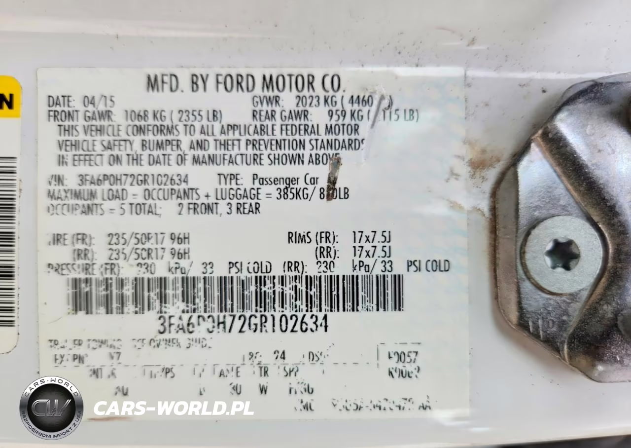 2016 Ford Fusion Se VIN:3FA6P0H72GR102634 - 12