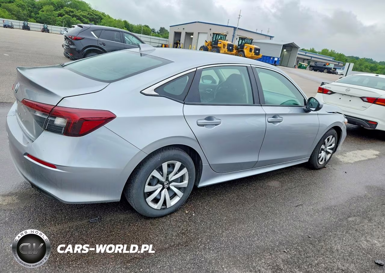 2025 Honda Civic Lx VIN:2HGFE2F26SH604491 - 3