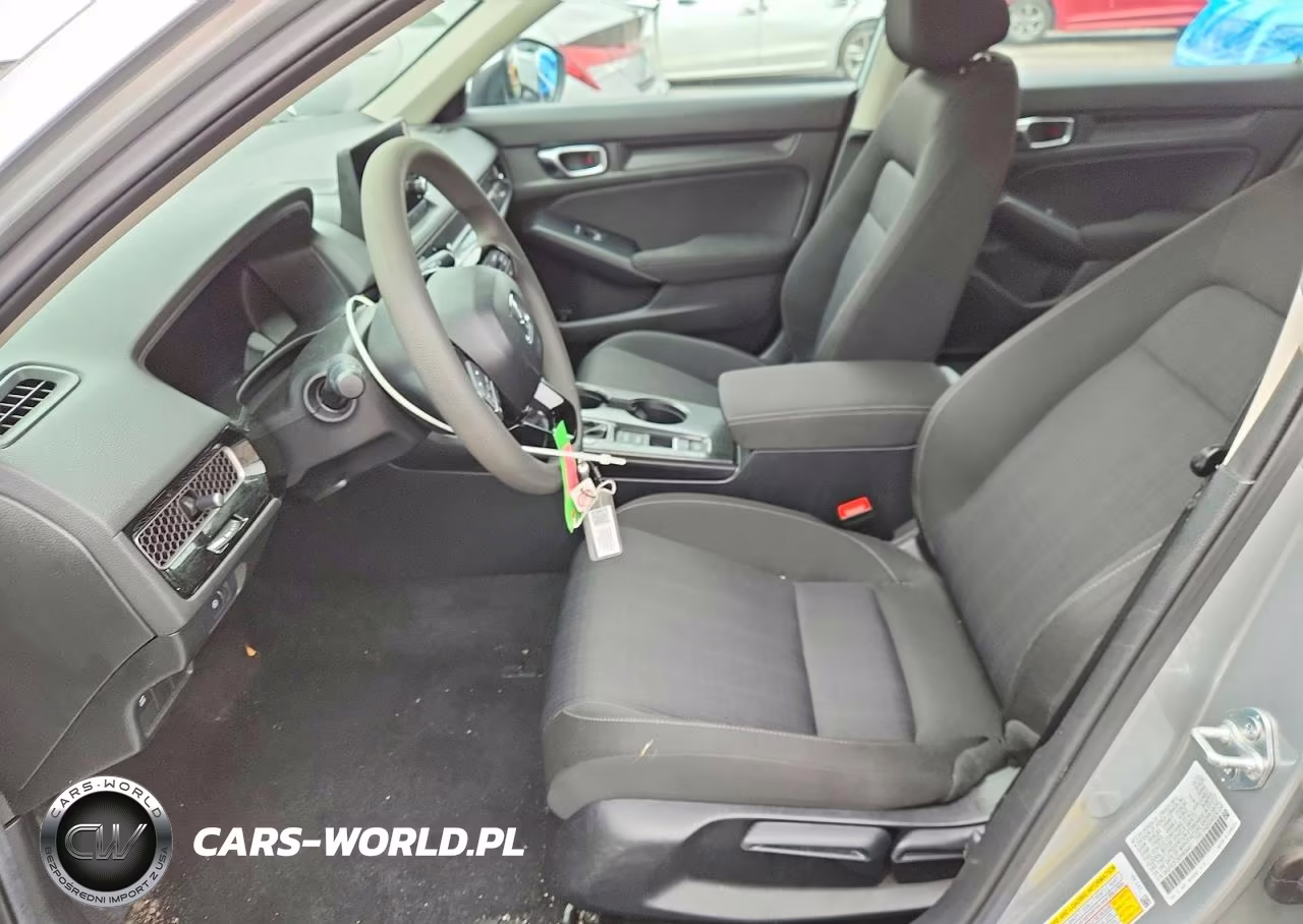 2025 Honda Civic Lx VIN:2HGFE2F26SH604491 - 7