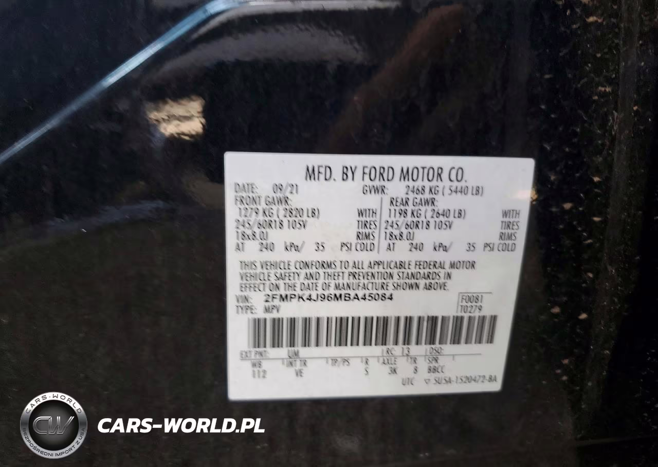 2021 Ford Edge Sel VIN:2FMPK4J96MBA45084 - 14