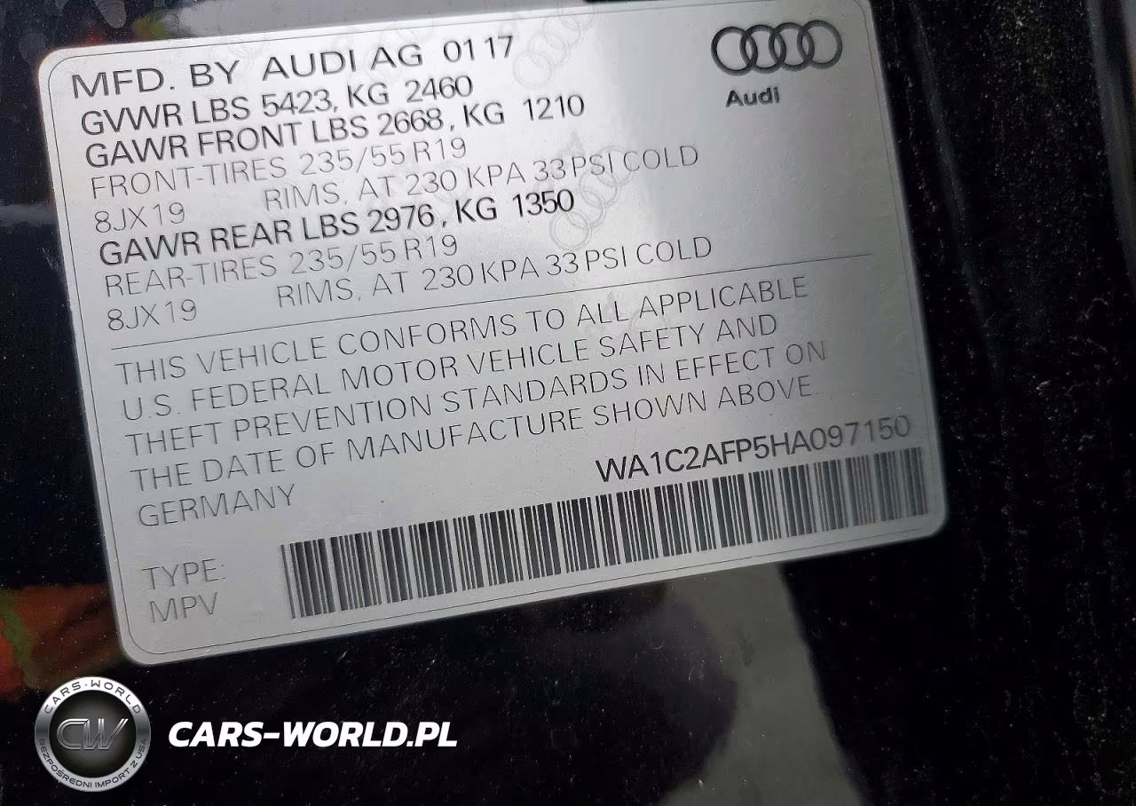 2017 Audi Q5 Premium VIN:WA1C2AFP5HA097150 - 13