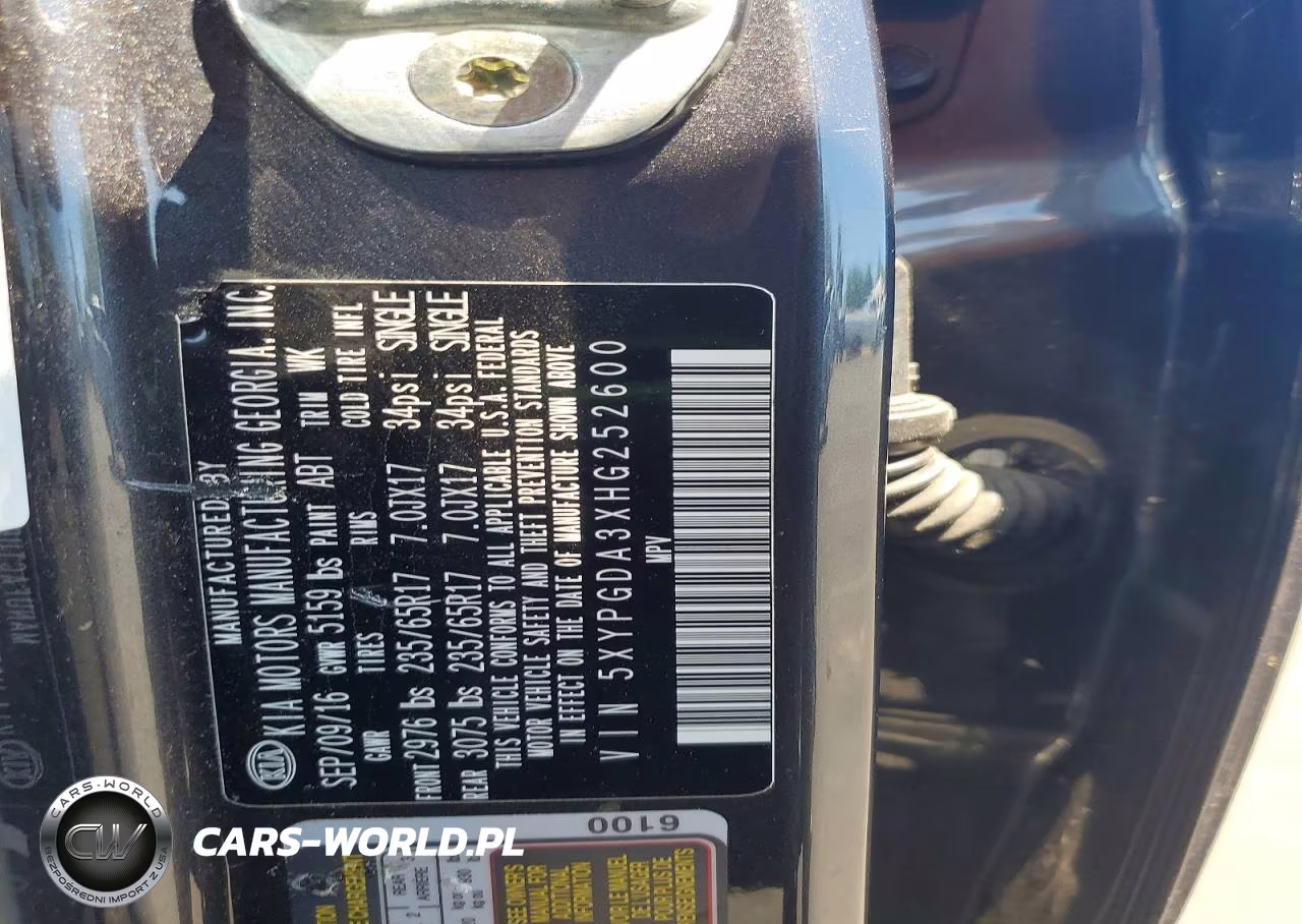 2017 Kia Sorento VIN:5XYPGDA3XHG252600 - 12