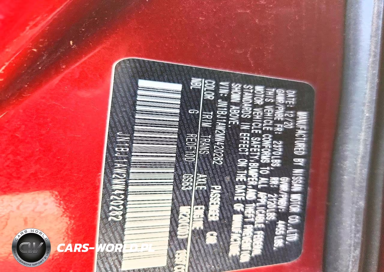 2021 Nissan Rogue Sport S VIN:JN1BJ1AW2MW420282 - 13