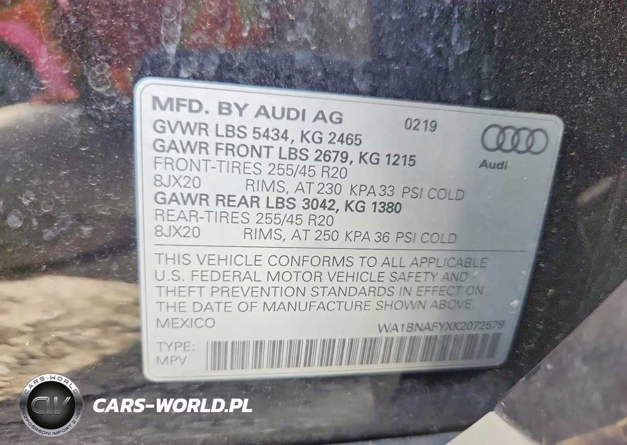 2019 Audi Q5 Premium Plus VIN:WA1BNAFYXK2072578 - 12