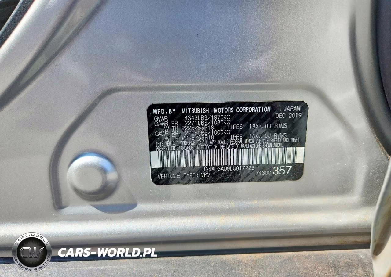 2020 Mitsubishi Outlander Sport Es VIN:JA4AR3AU9LU017223 - 13