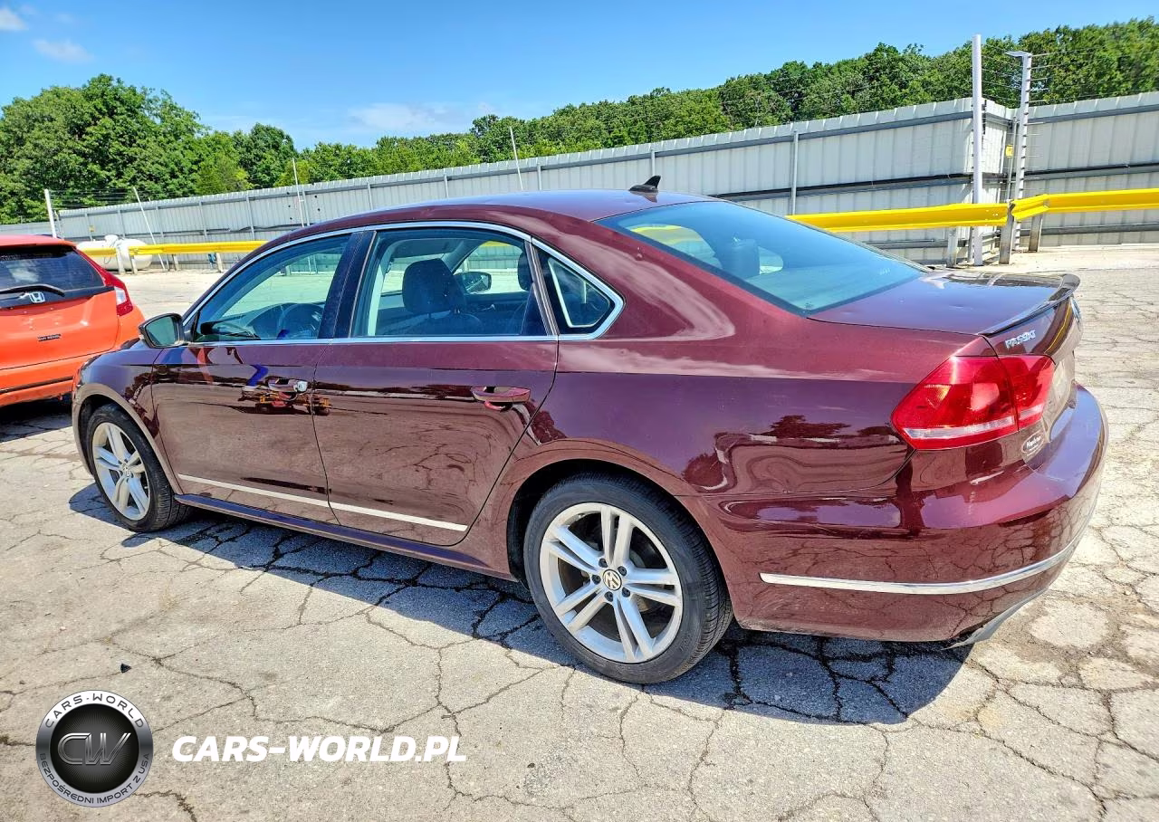 2014 Volkswagen Passat Sel VIN:1VWCN7A36EC089592 - 2