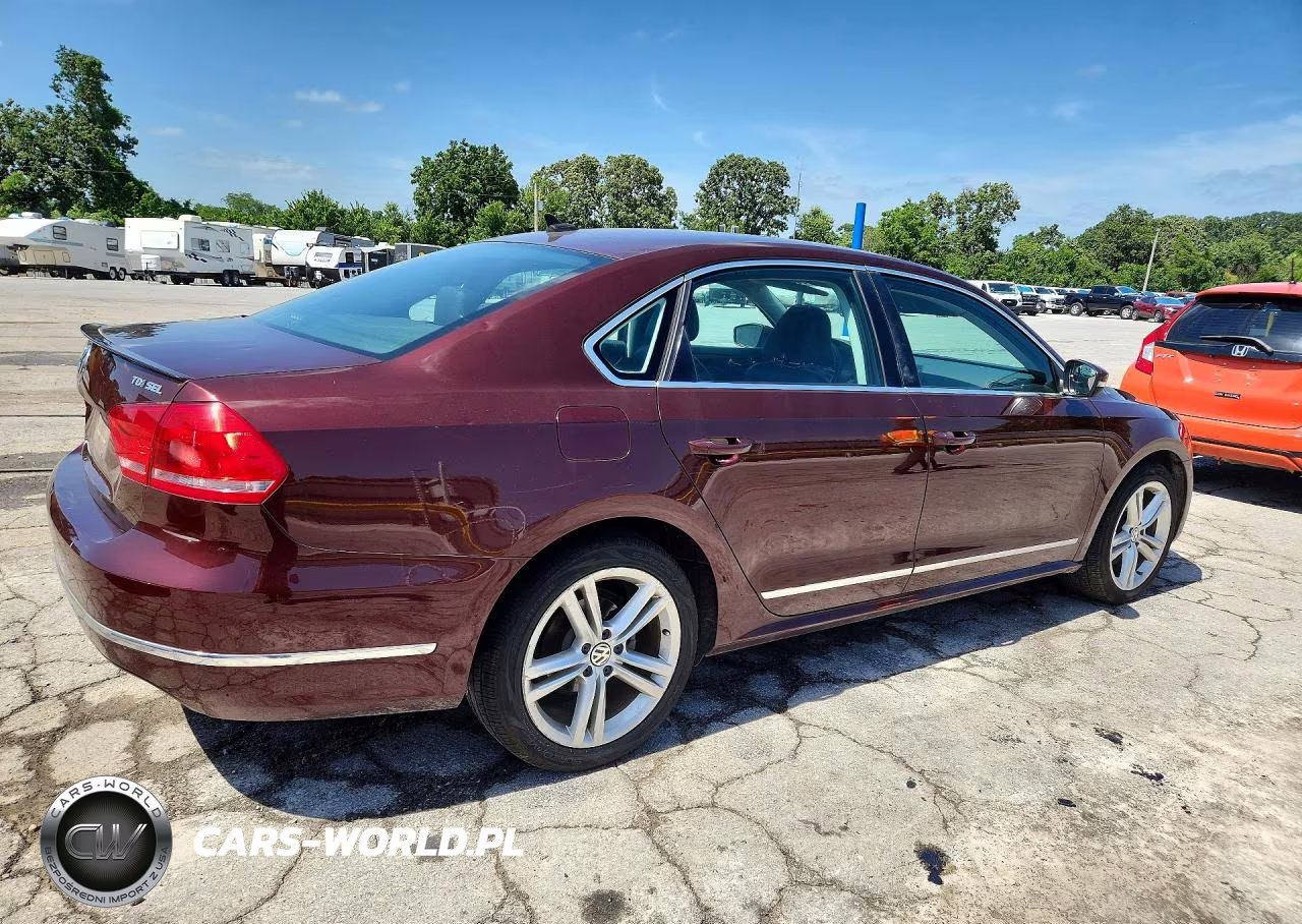 2014 Volkswagen Passat Sel VIN:1VWCN7A36EC089592 - 3