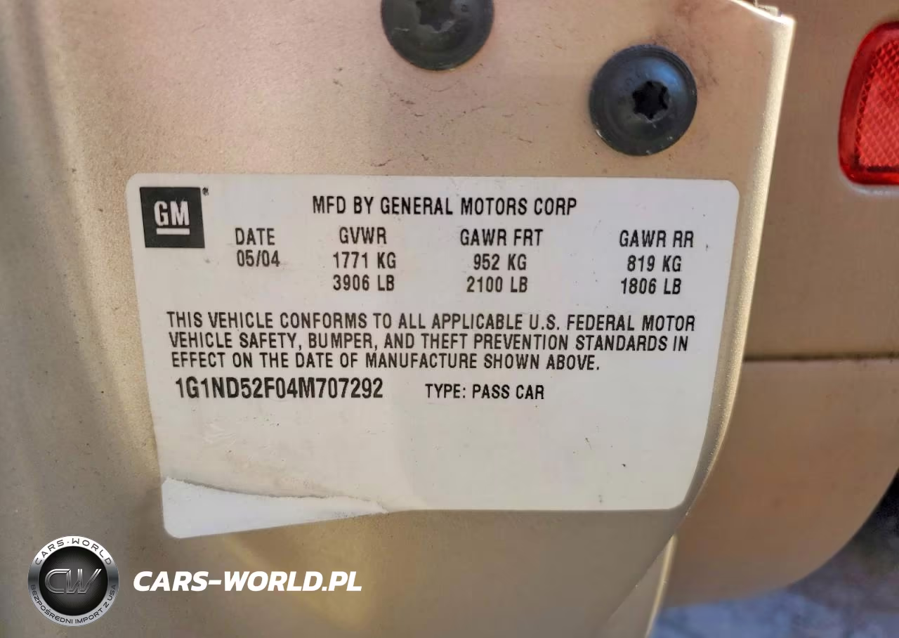 2004 Chevrolet Classic VIN:1G1ND52F04M707292 - 13