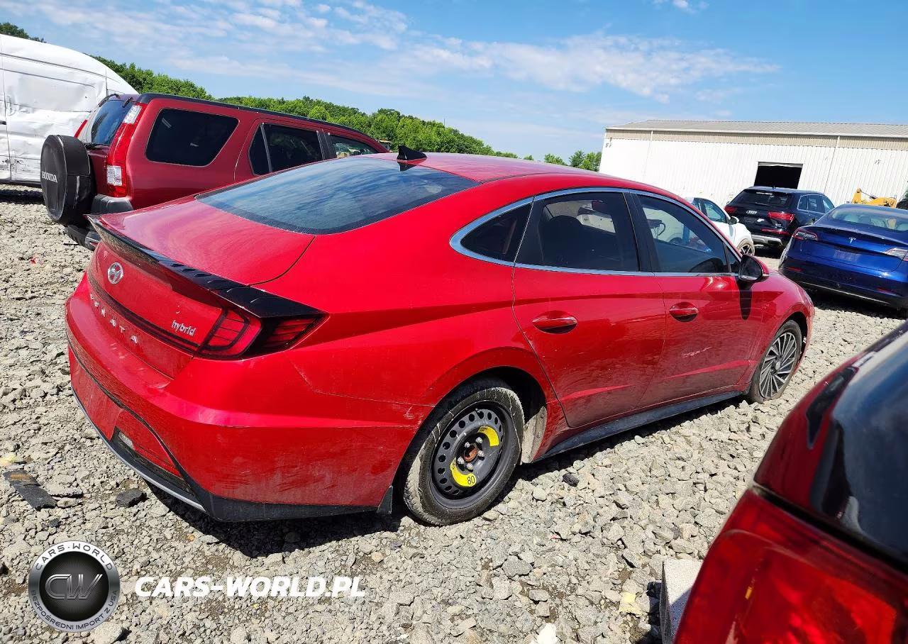 2020 Hyundai Sonata Hybrid Sel VIN:KMHL34JJ7LA015706 - 3