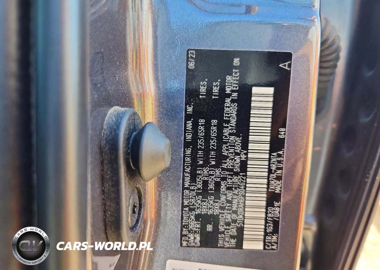 2023 Toyota Highlander Le VIN:5TDKDRAH6PS046221 - 14