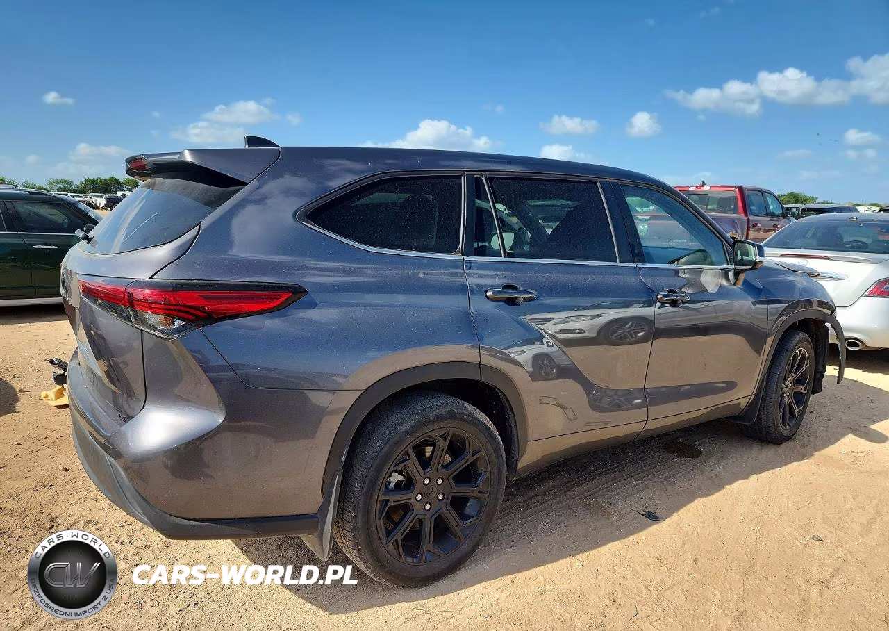 2023 Toyota Highlander Le VIN:5TDKDRAH6PS046221 - 3