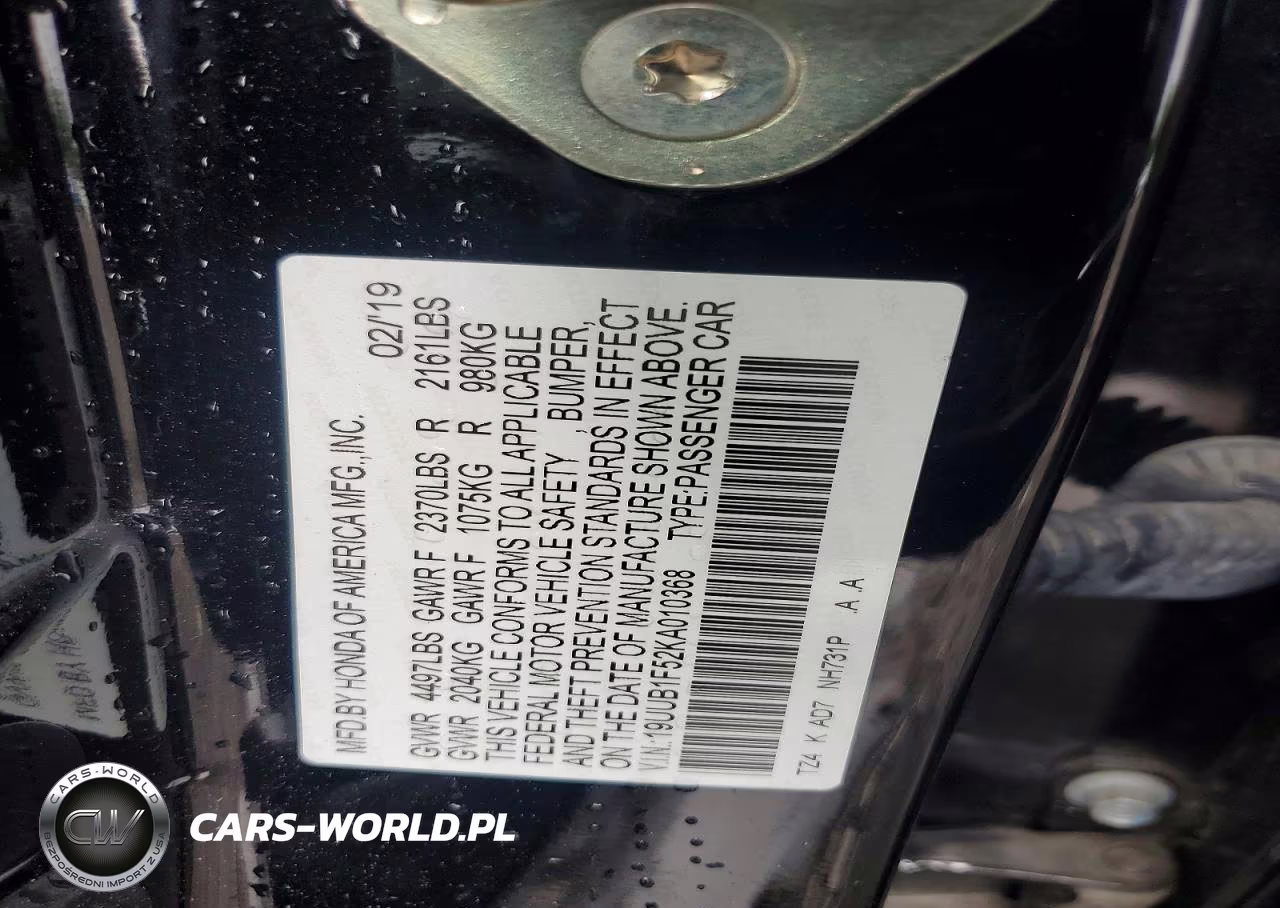 2019 Acura Tlx Technology VIN:19UUB1F52KA010368 - 12