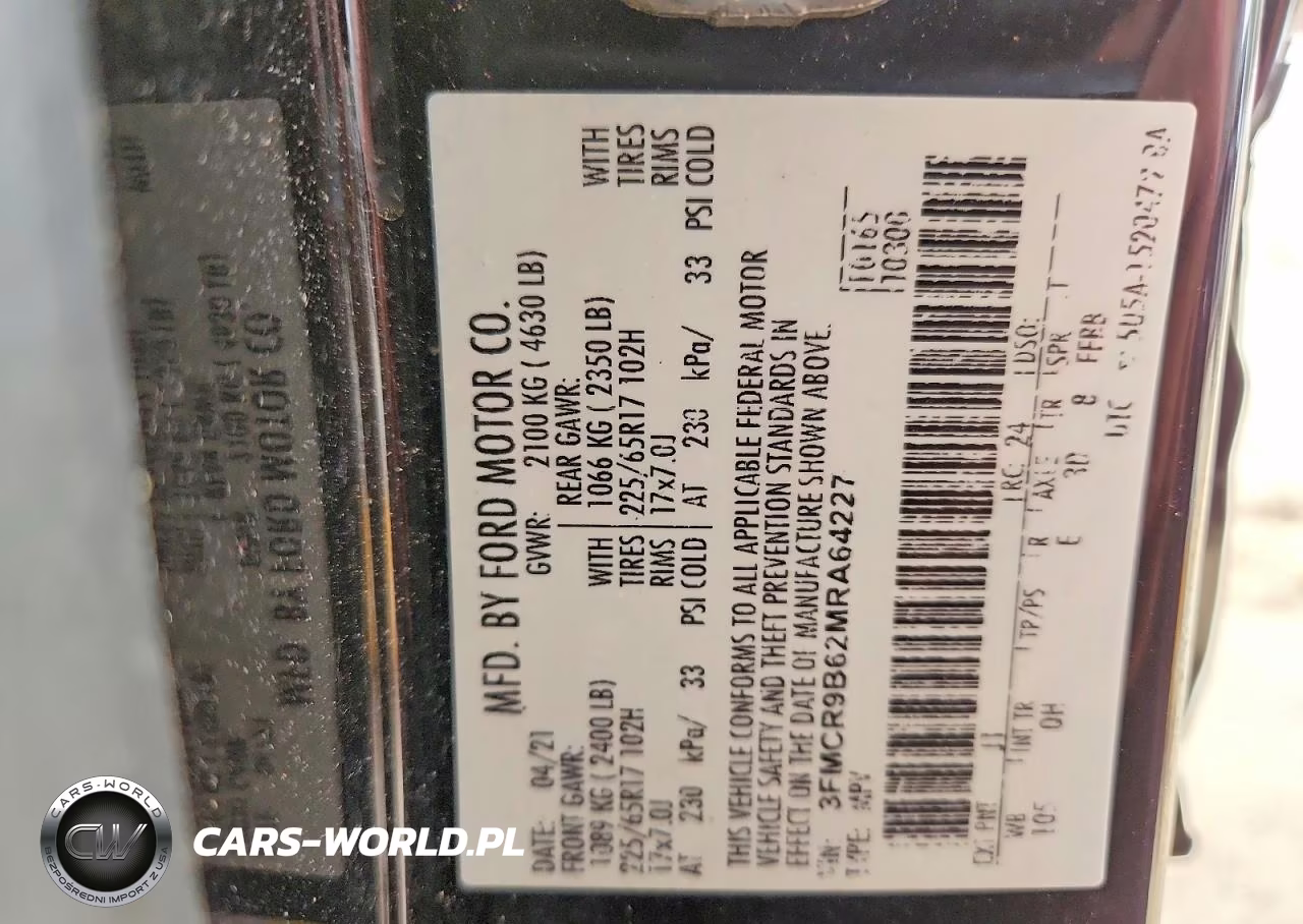 2021 Ford Bronco Sport Big Bend VIN:3FMCR9B62MRA64227 - 13