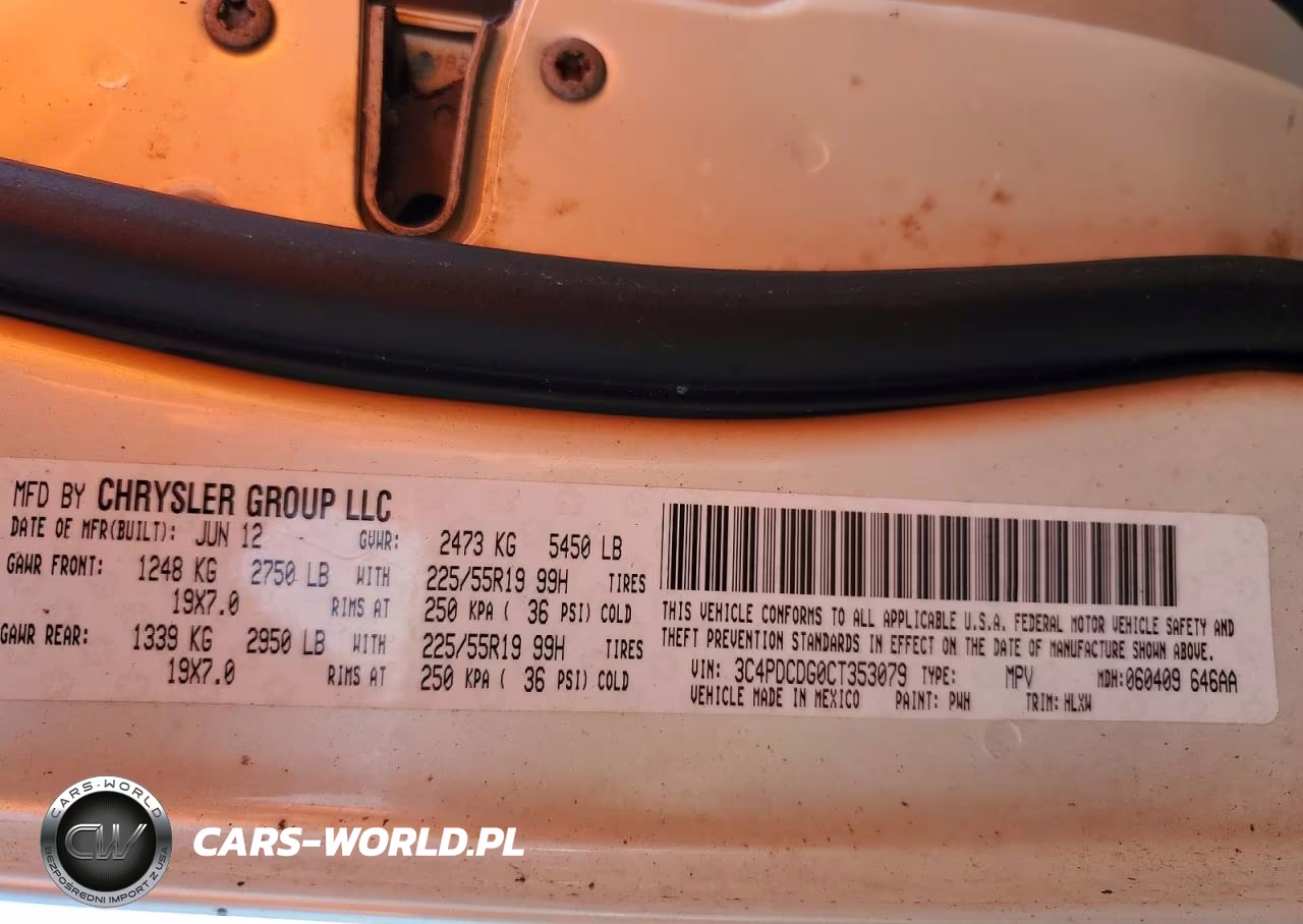 2012 Dodge Journey Crew VIN:3C4PDCDG0CT353079 - 14