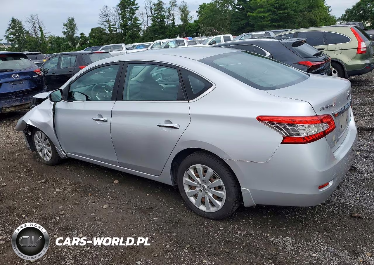 2014 Nissan Sentra Sv VIN:3N1AB7AP0EL677811 - 2