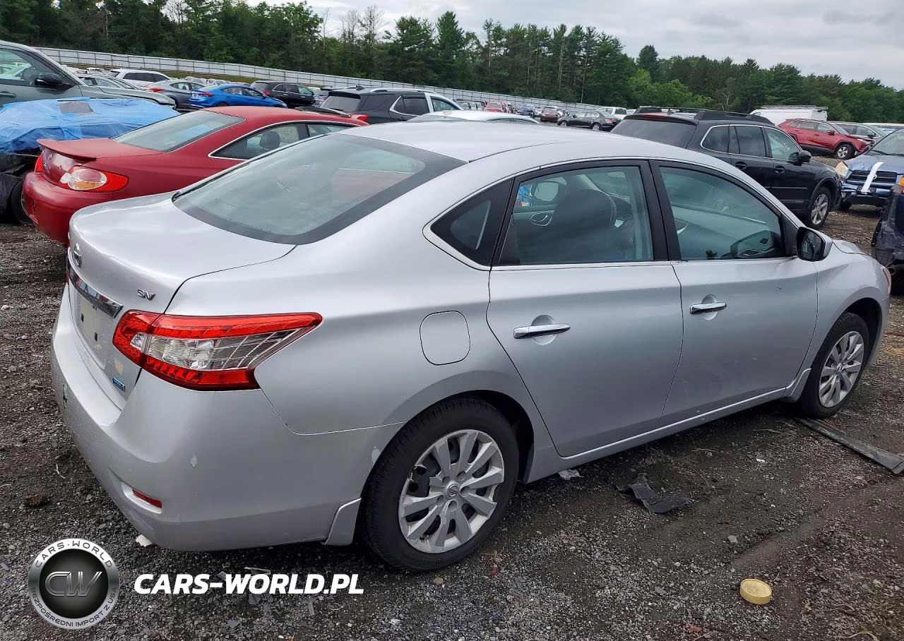 2014 Nissan Sentra Sv VIN:3N1AB7AP0EL677811 - 3