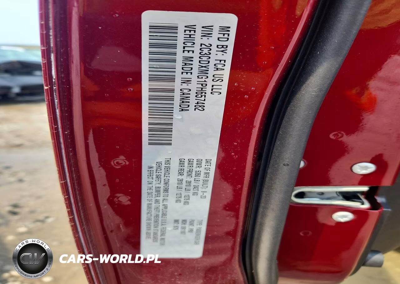 2023 Dodge Charger Gt VIN:2C3CDXMG1PH657482 - 13