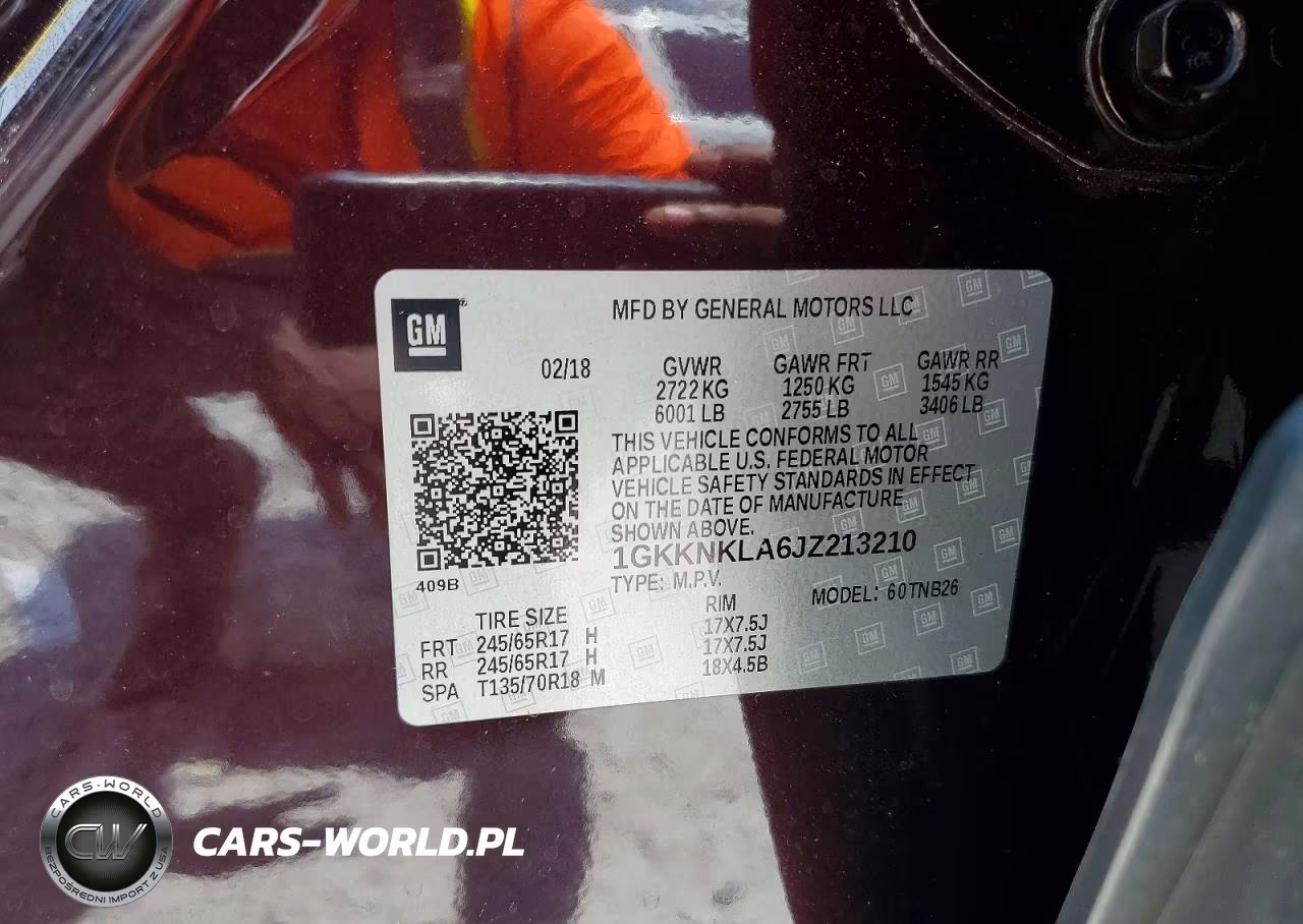 2018 GMC Acadia Sle VIN:1GKKNKLA6JZ213210 - 12