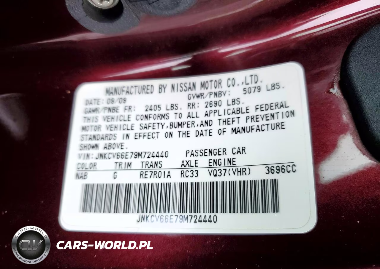 2009 Infiniti G37 Convertible Base VIN:JNKCV66E79M724440 - 12