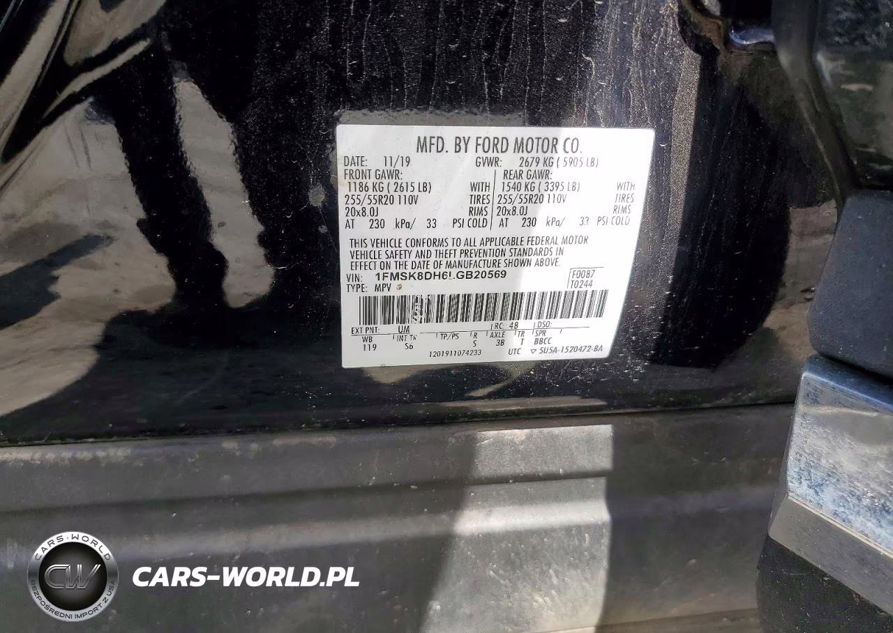 2020 Ford Explorer Xlt VIN:1FMSK8DH6LGB20569 - 14