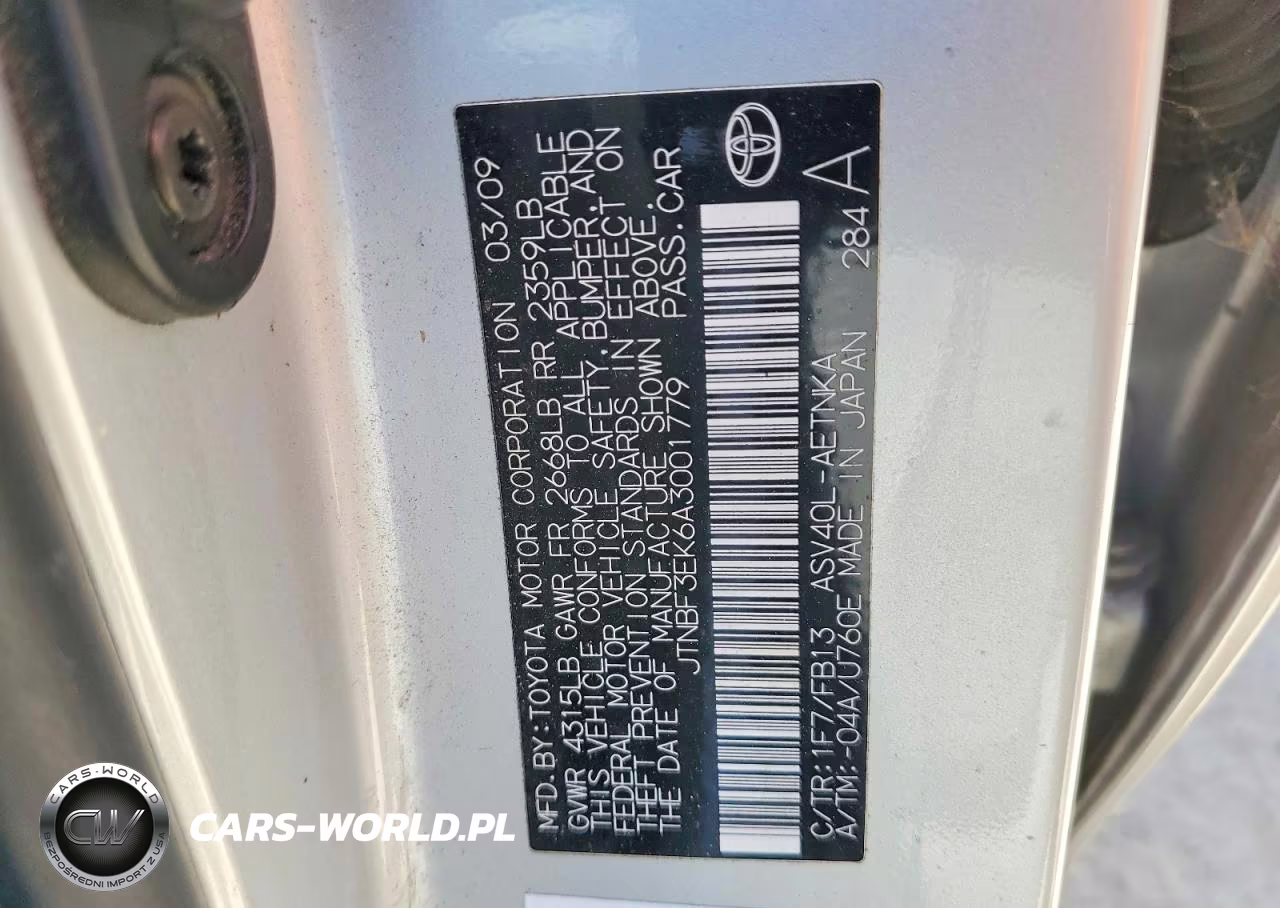 2010 Toyota Camry Le VIN:JTNBF3EK6A3001779 - 12