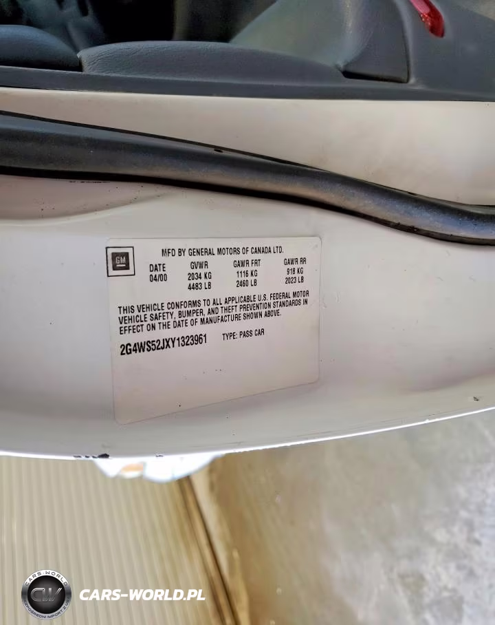 2000 Buick Century Custom VIN:2G4WS52JXY1323961 - 12